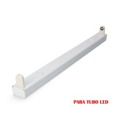 Regleta fluorescente para tubo de led 1 x 9 w (eq. 18 w) 220 v 61 cm