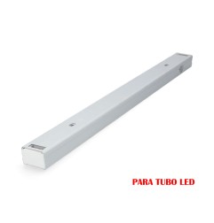 Regleta fluorescente para tubo de led 1 x 9 w (eq. 18 w) 220 v 61 cm