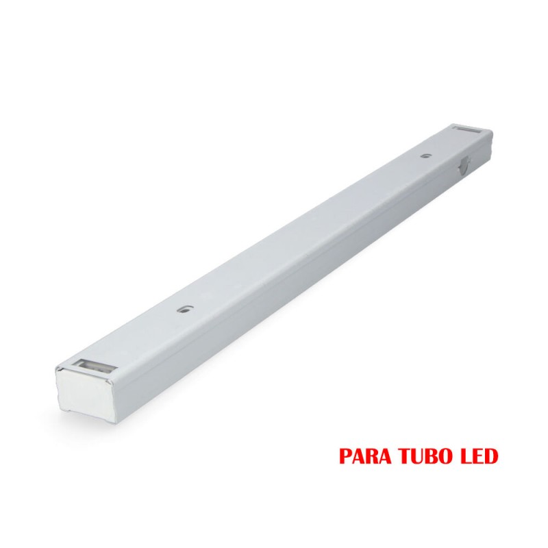 Regleta fluorescente para tubo de led 1 x 9 w (eq. 18 w) 220 v 61 cm