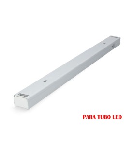 Regleta fluorescente para tubo de led 1 x 9 w (eq. 18 w) 220 v 61 cm