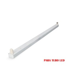 Regleta fluorescente para tubo de led 1 x 18 w (eq. 36 w) 220 v 123 cm
