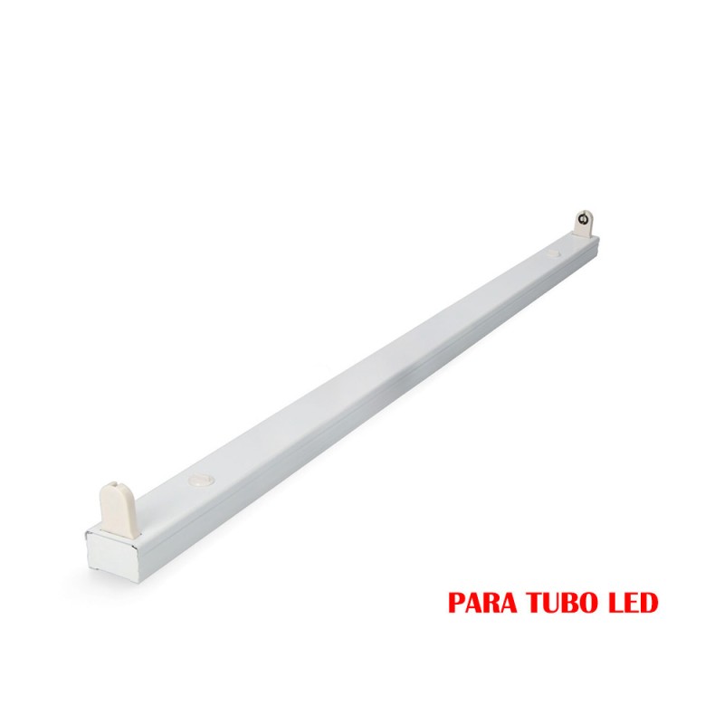 Regleta fluorescente para tubo de led 1 x 18 w (eq. 36 w) 220 v 123 cm