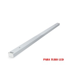 Regleta fluorescente para tubo de led 1 x 18 w (eq. 36 w) 220 v 123 cm