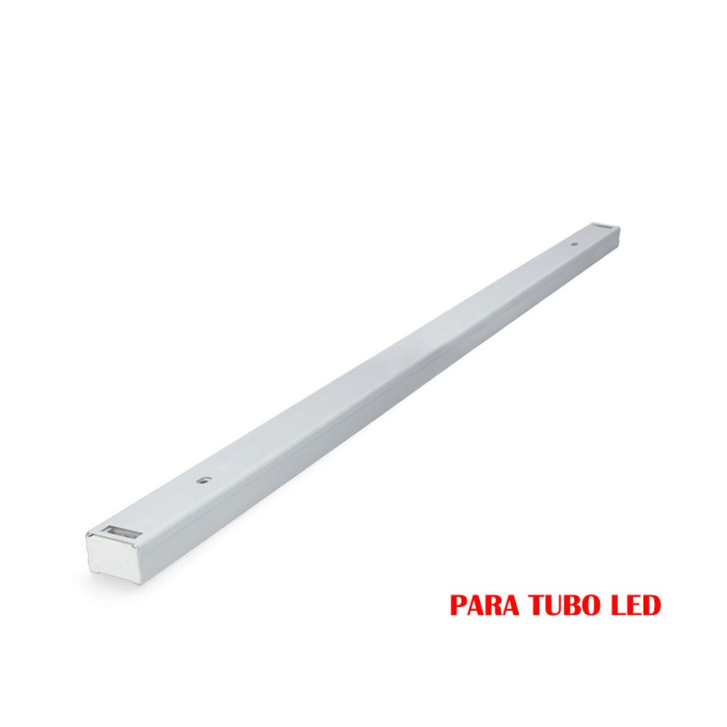 Regleta fluorescente para tubo de led 1 x 18 w (eq. 36 w) 220 v 123 cm