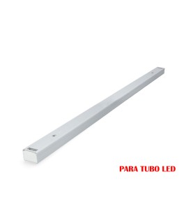 Regleta fluorescente para tubo de led 1 x 18 w (eq. 36 w) 220 v 123 cm