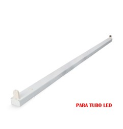 Regleta fluorescente para tubo de led 1 x 22 w (eq. 58 w) 220 v 153 cm