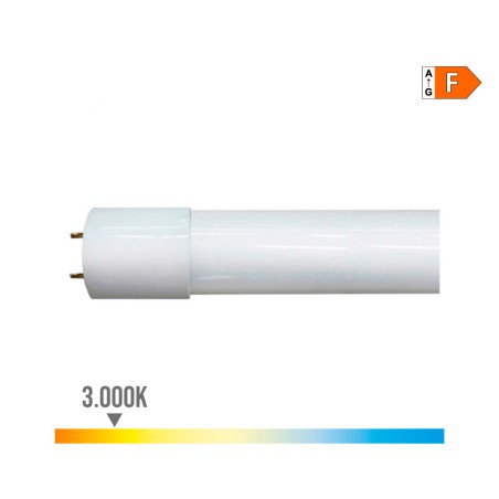Tubo led t8 9 w 850 lm 3000 k luz cálida (eq.18w) ø2,6 x 60 cm