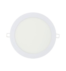 Downlight led empotrable redondo 20 w luz dia 4000 k 1500 lm blanco ø22,5 cm