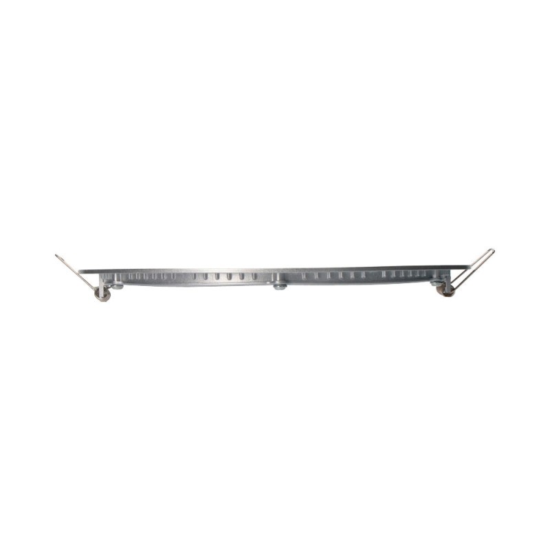 Downlight led empotrable redondo 20 w luz dia 4000 k 1500 lm cromado ø 22,5 cm