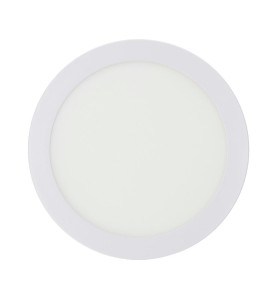 Downlight led superficie redondo blanco 20 w 1500 lm 4000 k luz dia ø 22 x 3 cm