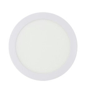 Downlight led superficie redondo blanco 20 w 1500 lm 6400 k luz fria ø22 x 3,5 cm