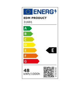 Regleta led 48 w 4000 k luz dia 4200 lm 121,3 x 3,1 x 12 cm