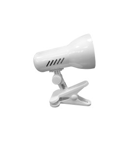 Foco con pinza modelo galaxy e27 60 w (bombilla no incluida) color blanco ø 8 x 13,5 x 19 cm