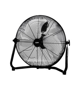 Ventilador industrial de suelo. color negro 100w 64,7 db aspas ø45 x 54 cm