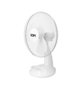 Ventilador de sobremesa. color blanco. potencia: 35w 53,4 db aspas: ø30 x 48 cm