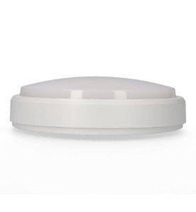 Aplique led circular 18 w 1950 lm 4000 k luz dia ip54 ø21 x 5,7 cm