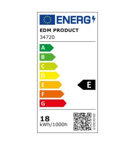 Aplique led circular 18 w 1950 lm 4000 k luz dia ip54 ø21 x 5,7 cm