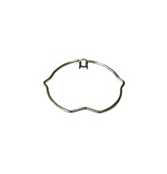 Aro metalico soporte de lampara dicroica