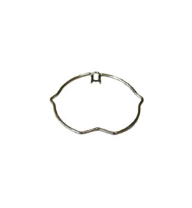 Aro metalico soporte de lampara dicroica