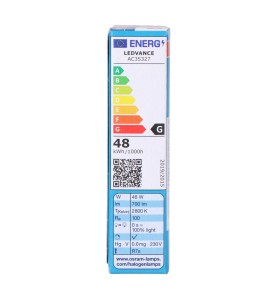 Bombilla halogena lineal 78 mm haloline pro 48 w 220 v (equ. 60 w)