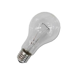 Bombilla incandescente standard clara 200 w e27 (solo uso industrial)