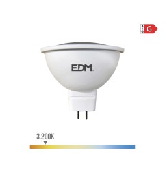 Bombilla dicroica led mr16 5 w 12 v 450 lm 3200 k luz calida ø5 x 5 cm