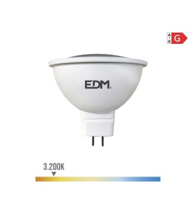 Bombilla dicroica led mr16 5 w 12 v 450 lm 3200 k luz calida ø5 x 5 cm