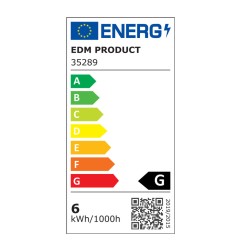 Bombilla dicroica led regulable gu10 6 w 500 lm 3200 k luz calida ø5 x 5,5 cm