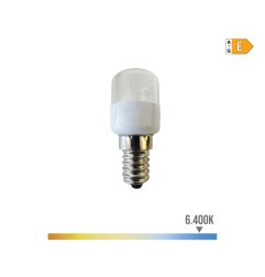 Bombilla tubular (frigorifico) led e14 0,5 w 55 lm 6400 k luz fria ø2,6 x 6 cm