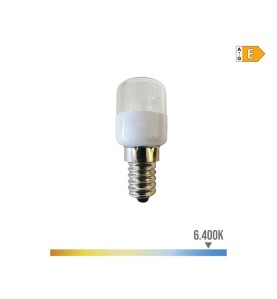 Bombilla tubular (frigorifico) led e14 0,5 w 55 lm 6400 k luz fria ø2,6 x 6 cm