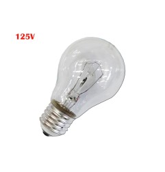 Bombilla incandescente standard clara 60w e27 125 v (solo uso industrial)