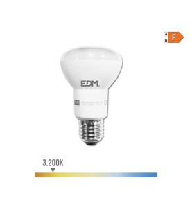 Bombilla reflectora led r63 e27 7 w 600 lm 3200 k luz calida ø6,3 x 10,2 cm