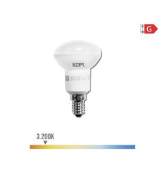 Bombilla reflectora led r50 e14 5 w 400 lm 3200 k luz calida ø 5,0 x 8,6 cm