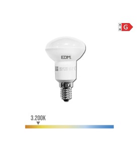 Bombilla reflectora led r50 e14 5 w 400 lm 3200 k luz calida ø 5,0 x 8,6 cm