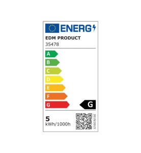 Bombilla reflectora led r50 e14 5 w 400 lm 3200 k luz calida ø 5,0 x 8,6 cm
