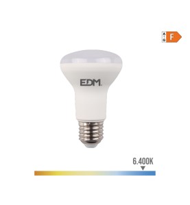 Bombilla reflectora led r63 e27 7 w 600 lm 6400 k luz fria ø6,3 x 10,2 cm