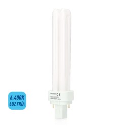 Bombilla bajo consumo g24d-3 2-pins 26 w 1750 lm 6400 k luz fria 169 mm