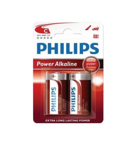 Pila alkalina power alkaline c- lr14 (blister 2 uds) ø26,2 x 50 mm