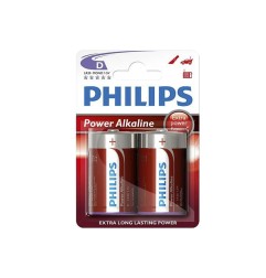 Pila alkalina power alkaline d - lr20 1,5v (blister 2 uds) ø34,2 x 61,5 mm