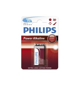 Pila alkalina power alkaline 6lr61- 9 v (blister 1 unid.) 26,5 x 17,5 x 48,5 mm