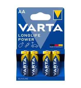 Pila alkalina longlife power aa - lr06 (blister 4 uds) ø14,5 x 50,5 mm