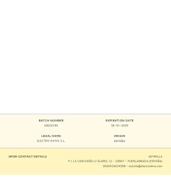 Pila alkalina power bronze 6lr61- 9 v (blister 1 unid.) 26,5 x 17,5 x 48,5 mm