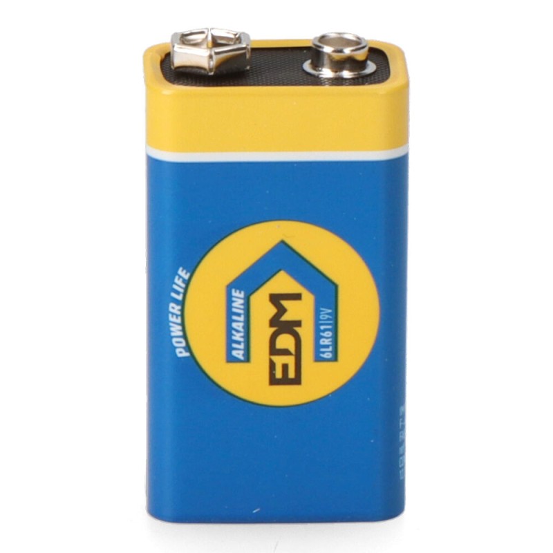 Pila alkalina long life 6lr61 - 9 v (blister 1 unid.) 26,5 x 17,5 x 48,5 mm