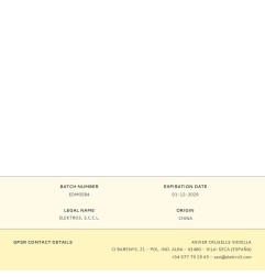 Micro pila de boton litio max-pro cr2025 3v ø20x2,5mm