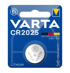 Micro pila de boton lithium cr2025 3v (blister 1 unid.) ø20,0x2,5mm