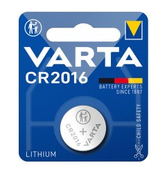 Micro pila de boton lithium cr2016 3v (blister 1 unid.) ø20,0x1,6mm
