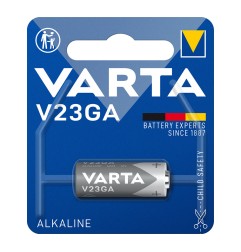 Pila alkalina v23ga (23a) 12v varta para mando a distancia (blister 1 unid.) ø10,3x28,5mm