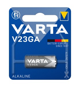 Pila alkalina v23ga (23a) 12v varta para mando a distancia (blister 1 unid.) ø10,3x28,5mm