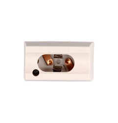 Portalamparas linestra 1 polo (para 2 casquillos) (retractilado)