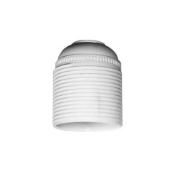 Portalamparas roscado e27 blanco homologado solera 6829crb